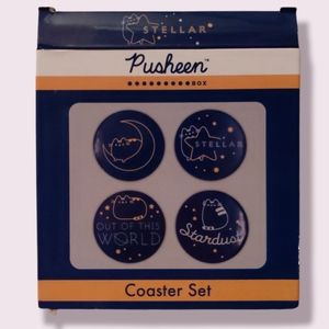 💫NEW💫 Pusheen Galaxy Coaster Set